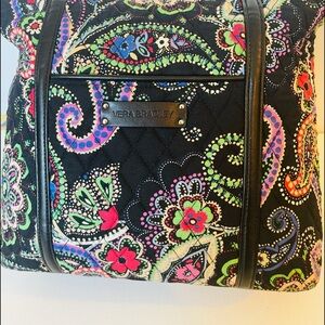 Trimmed Vera Bradley Kiev tote bag